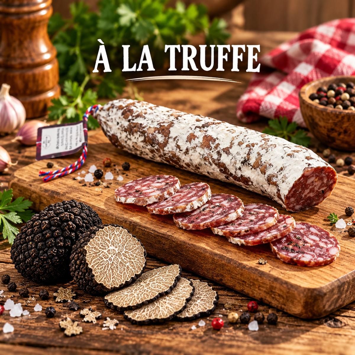 saucissons sec a la truffe