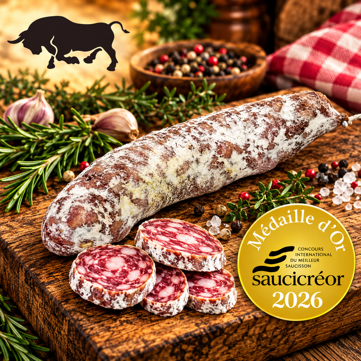 saucisson sec au taureau