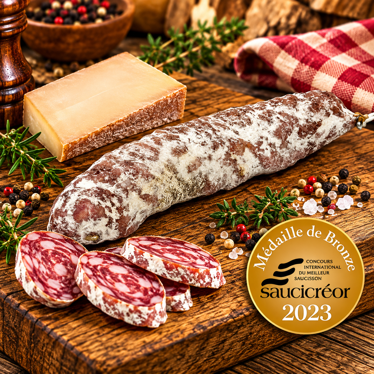 saucisson au comté