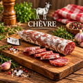 Saucisson fait en Auvergne au fromage de Chèvre